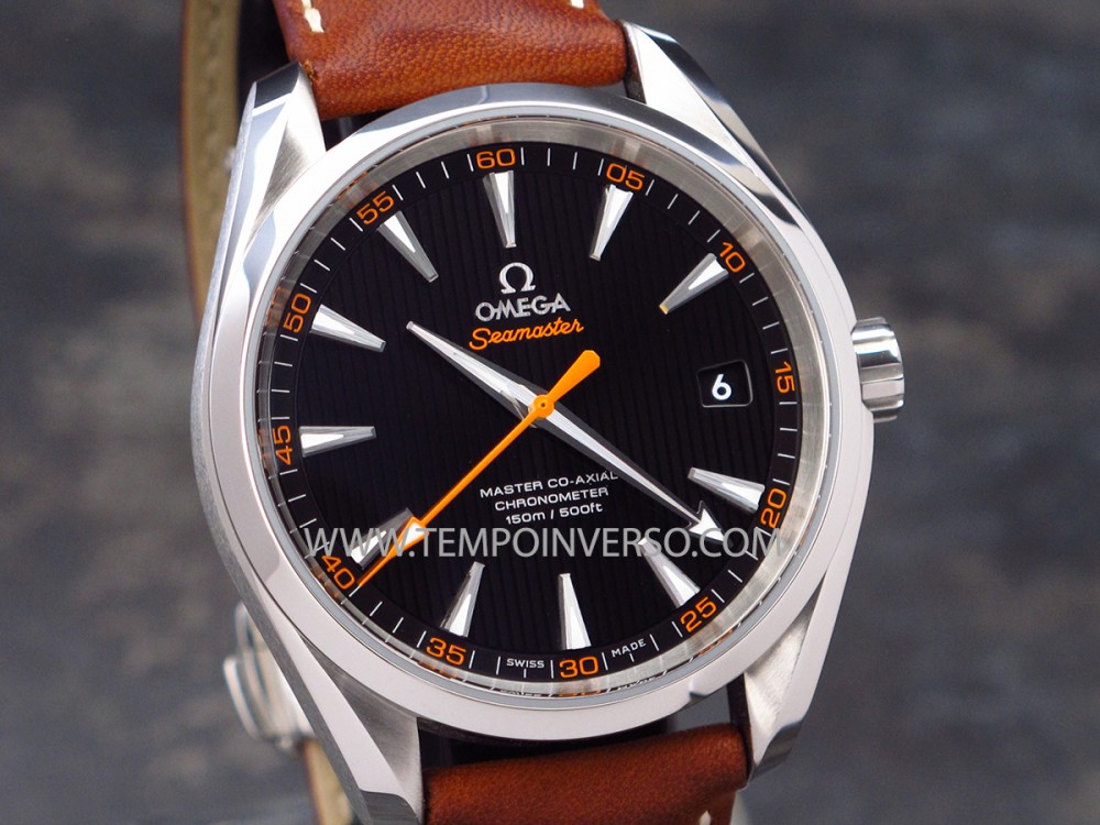 Rolex 24 Daytona >> Tempo Inverso : OMEGA - Aqua Terra Black dial orange hand ... Rolex 24 Daytona >> Tempo Inverso : OMEGA - Aqua Terra Black dial orange hand ...